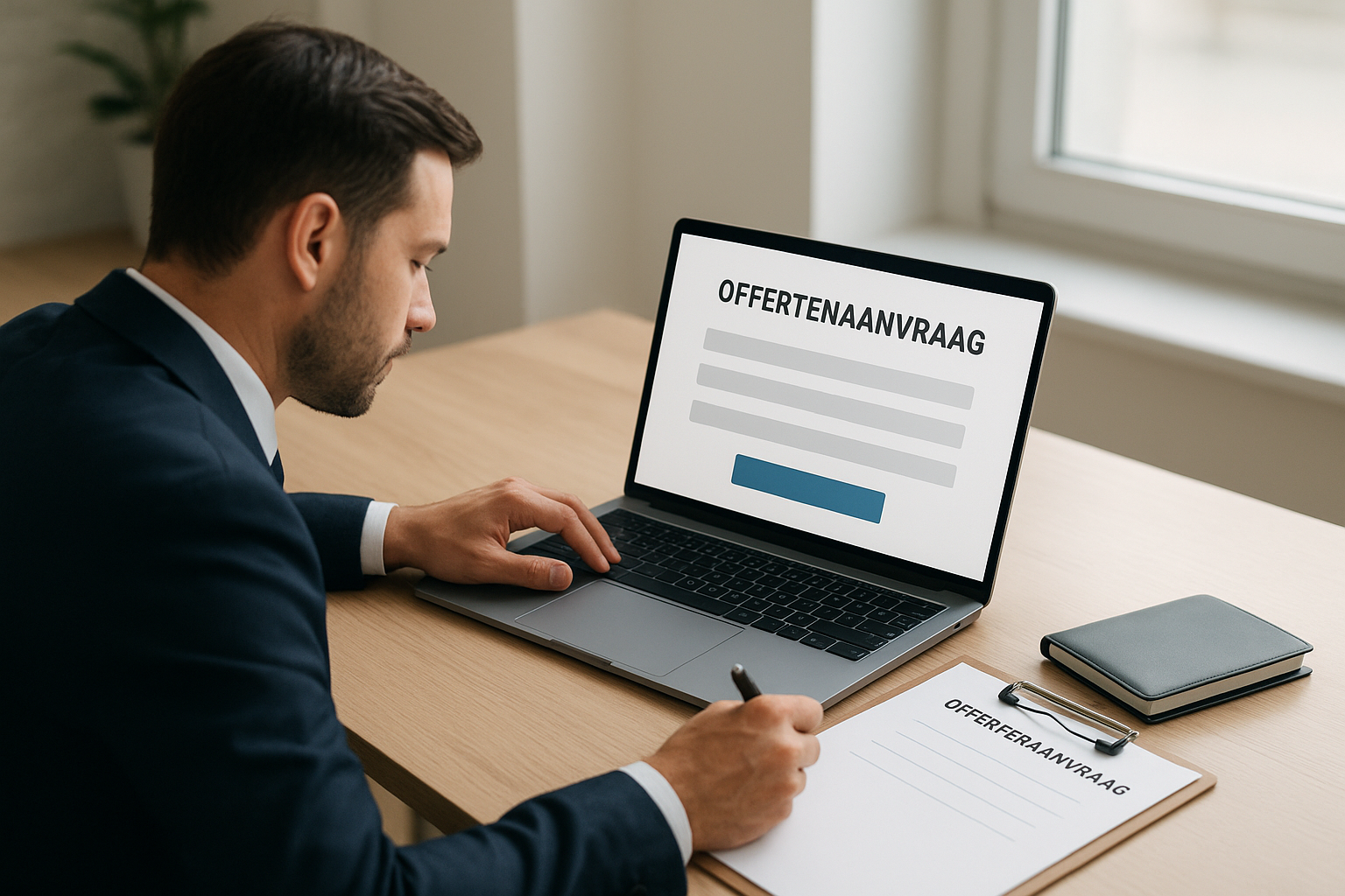Zo werkt het aanvragen van uw offerte